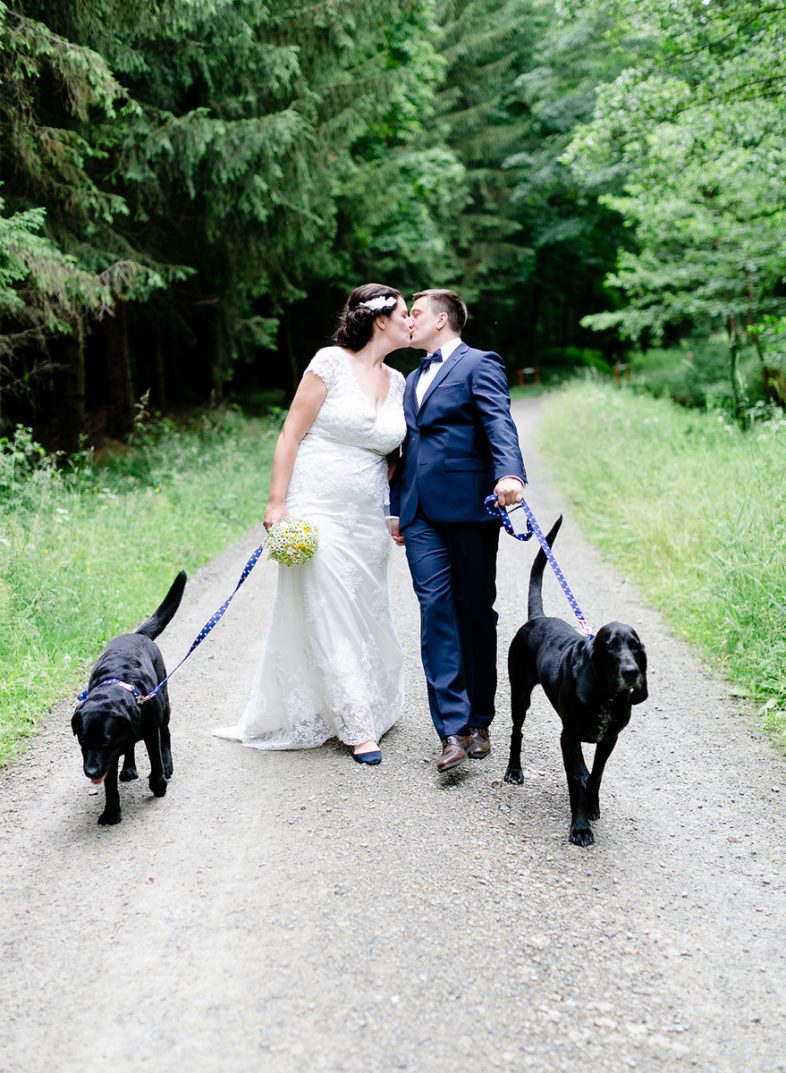 Hochzeitsfotografie mit Hund